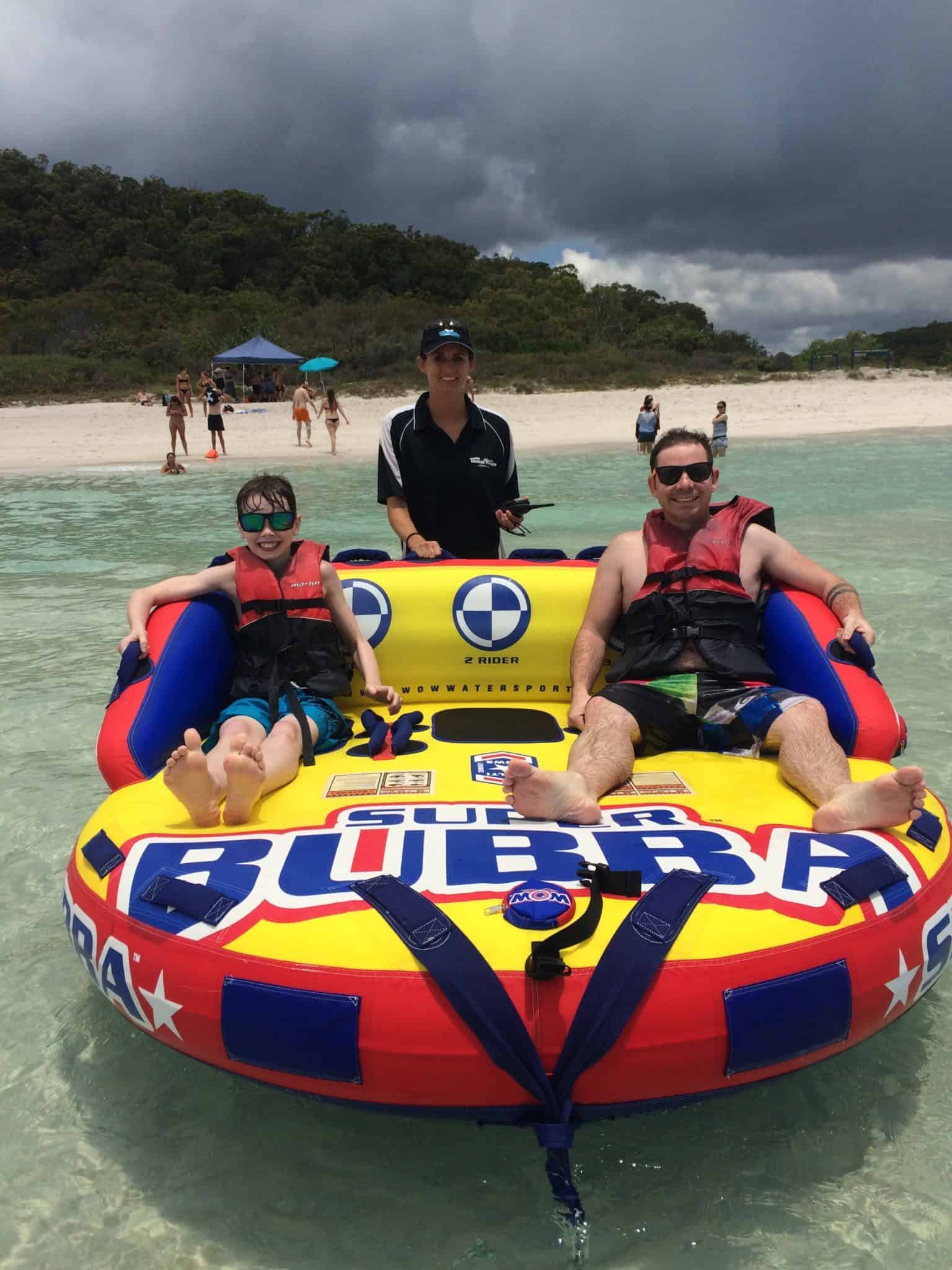 Family fun on the west coast of Fraser Island