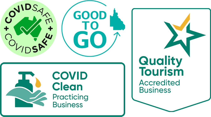Covid Clean Quality Tourism Logos